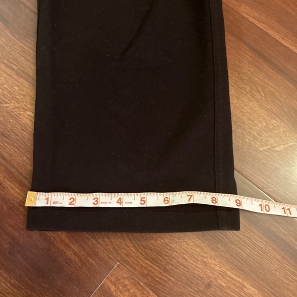 ST. JOHN Sport by Marie Gray Wide Leg Black Pants size Medium - Picture 9 of 10
